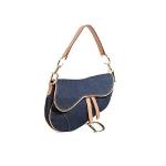 Shopbop 現(xiàn)有 Dior 迪奧 藍(lán)色牛仔布馬鞍包