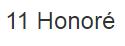 11honore優(yōu)惠券