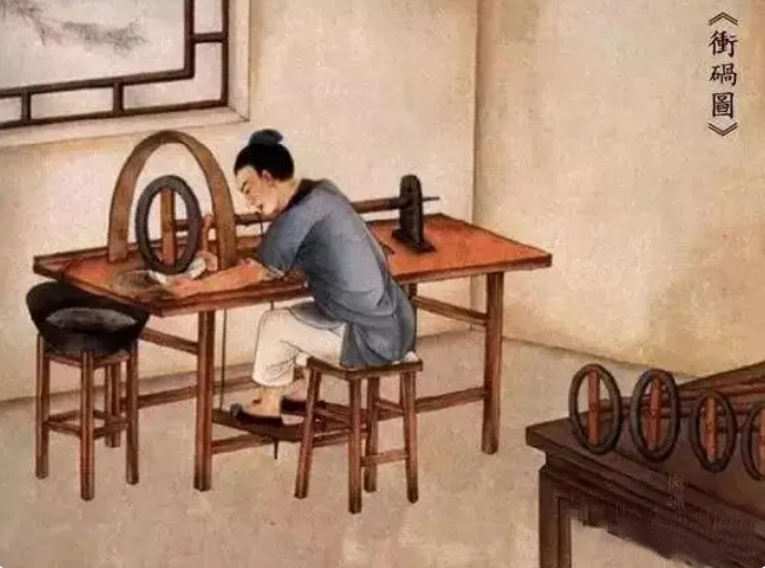 通過古代《玉作圖》，帶您了解古代玉雕師制玉工序